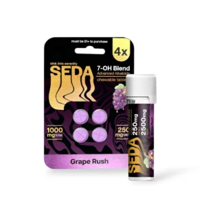 Seda 7-OH Blend Grape Rush 250mg Chewable Tablet