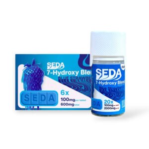 Seda 7-hydroxy Blend Chewable Tablets Blue Strawberry 100mg Per Tablet