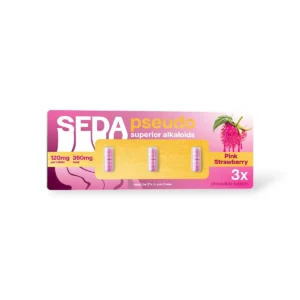 Seda Pseudo Pink Strawberry Chewable Tablets 120mg